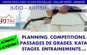 Planning, Compétitions, passages de grades, stages, entrainements, ...