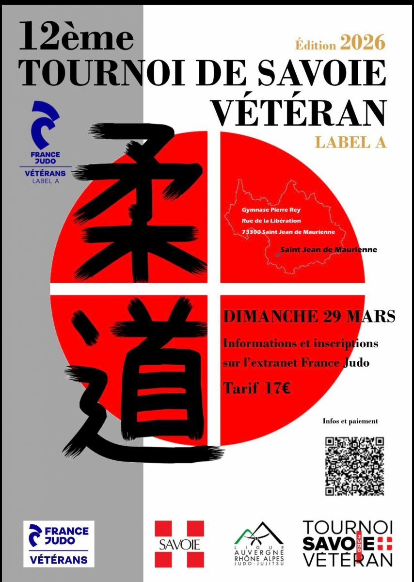 Tournoi de Savoie du 28 et 29 mars 2026 - VETERANS