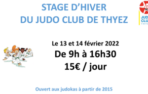 Stage d'Hiver du Judo Club de THYEZ