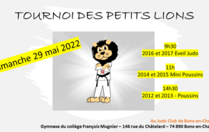Tournoi des Petits Lions - Bons-en-Chablais - 29.05.2022