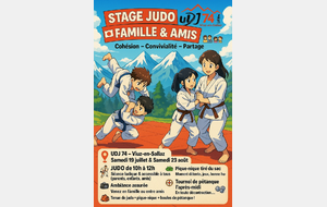 STAGE JUDO FAMILLE &amp; AMIS