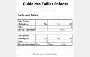 T-SHIRT COTON ou POLYESTER Enfant