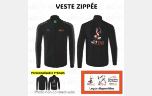 Veste Zippée Enfant - Personalisable Prénom